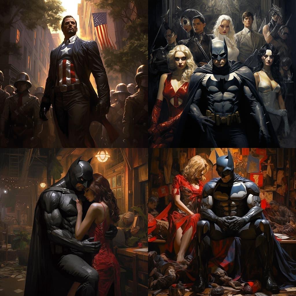 Clay Mann style, Midjourney V5.2, render 1 of 4