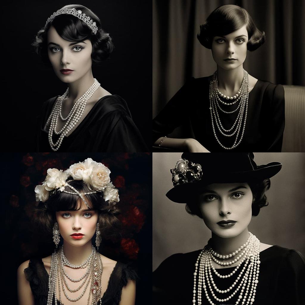 Coco Chanel style, Midjourney V5.2, render 1 of 4