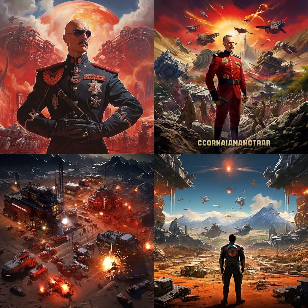 Command & Conquer style, Midjourney V5.2, render 1 of 4