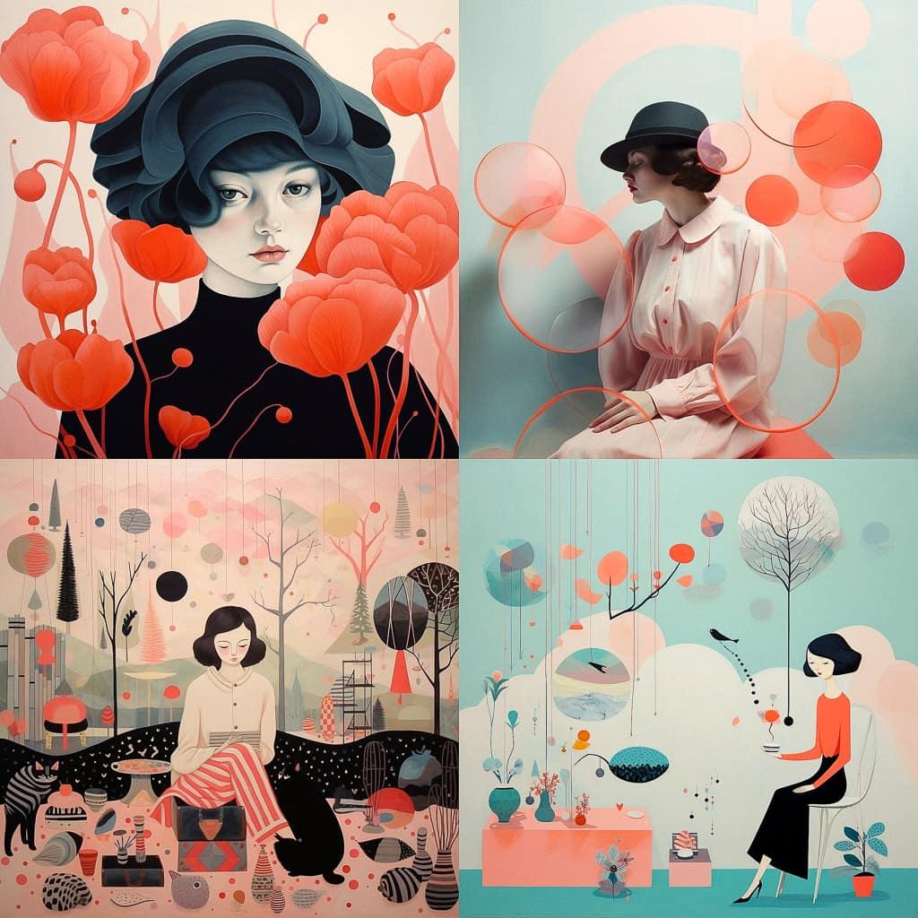 Constance Guisset style, Midjourney V5.2, render 1 of 4