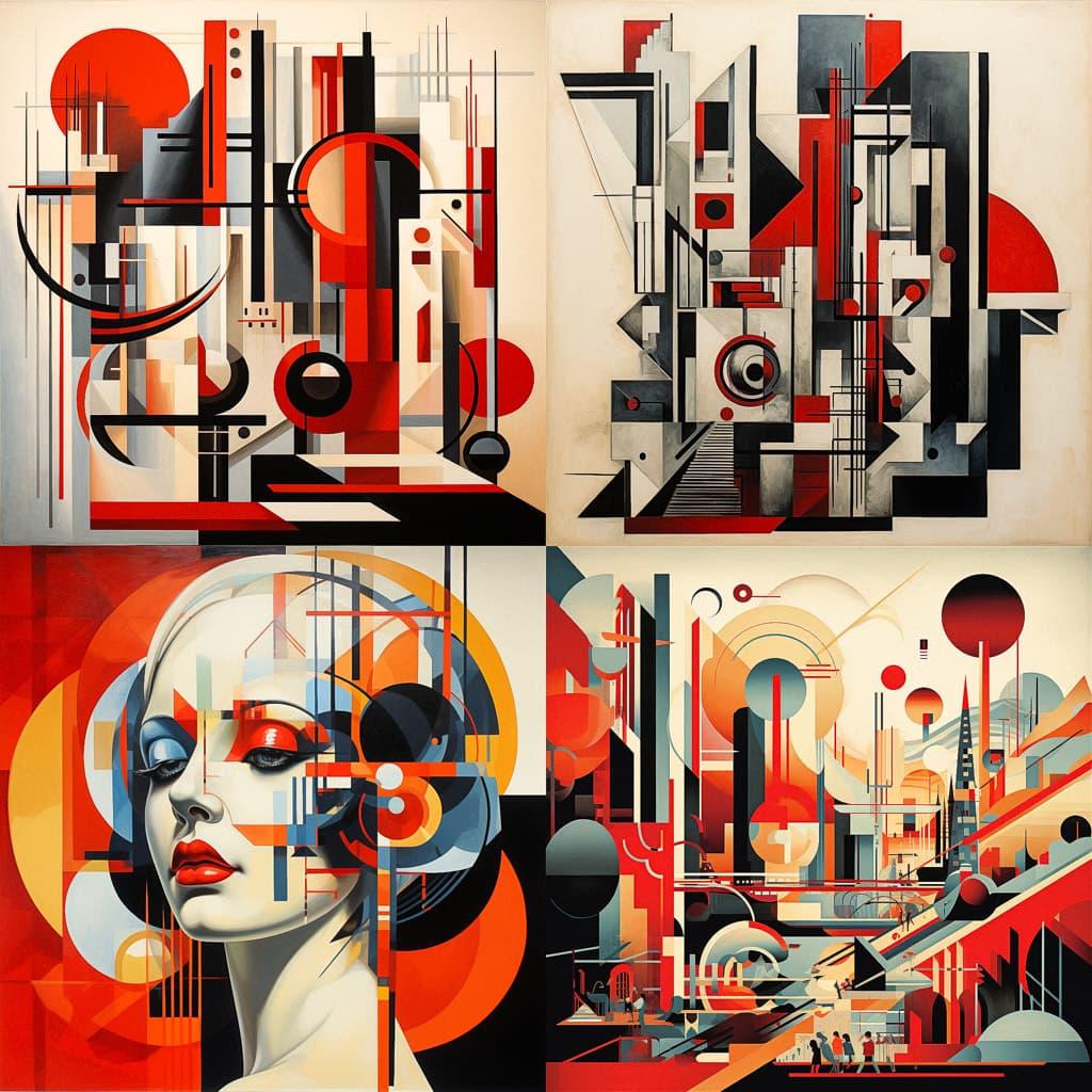 Constructivism style, Midjourney V5.2, render 1 of 4