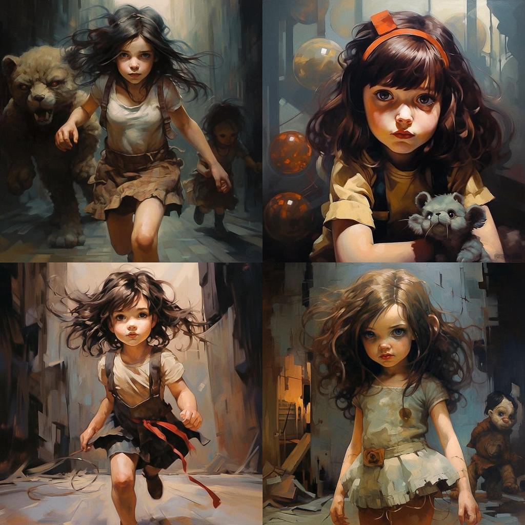Craig Davison style, Midjourney V5.2, render 1 of 4