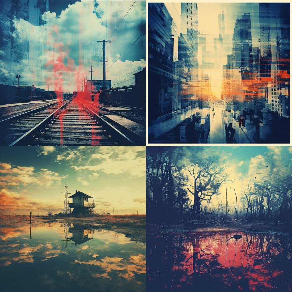 Cross processing print style, Midjourney V5.2, render 1 of 4