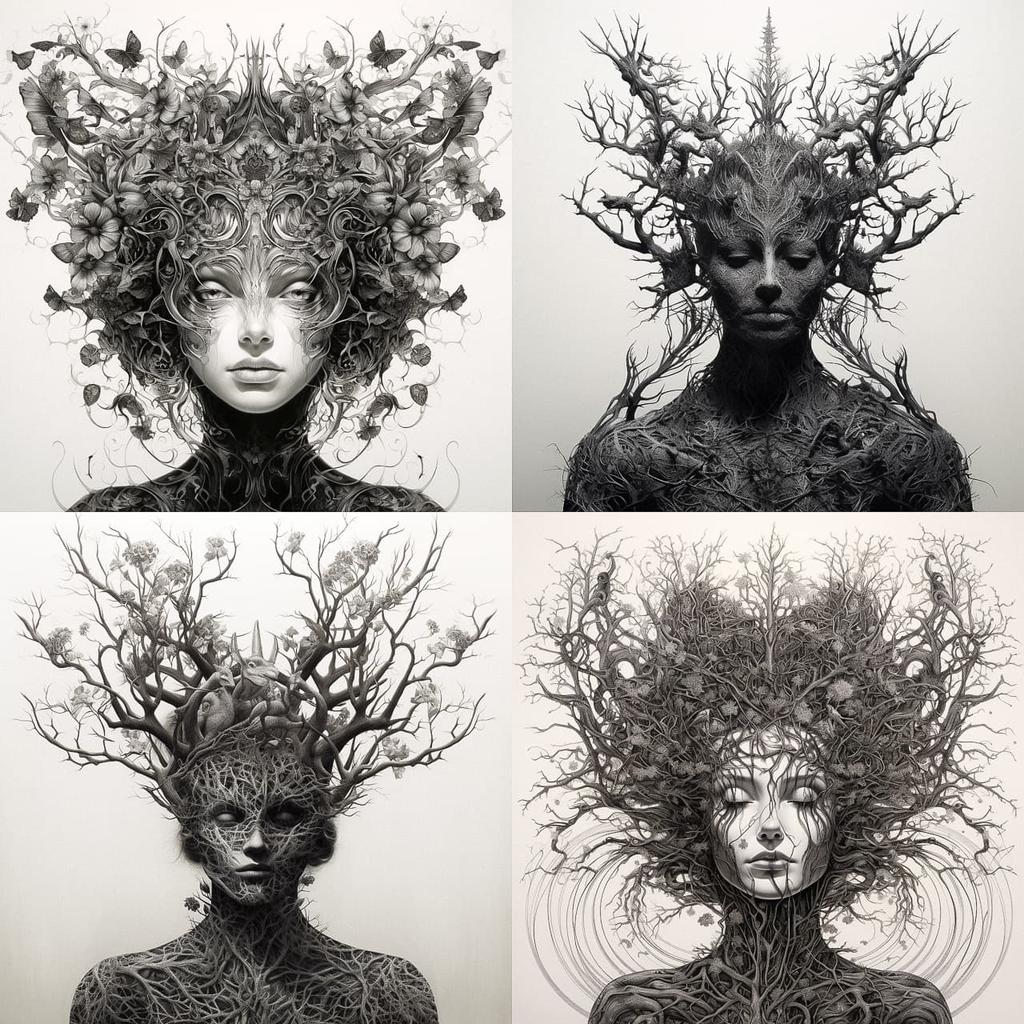 Dan Hillier style, Midjourney V5.2, render 1 of 4