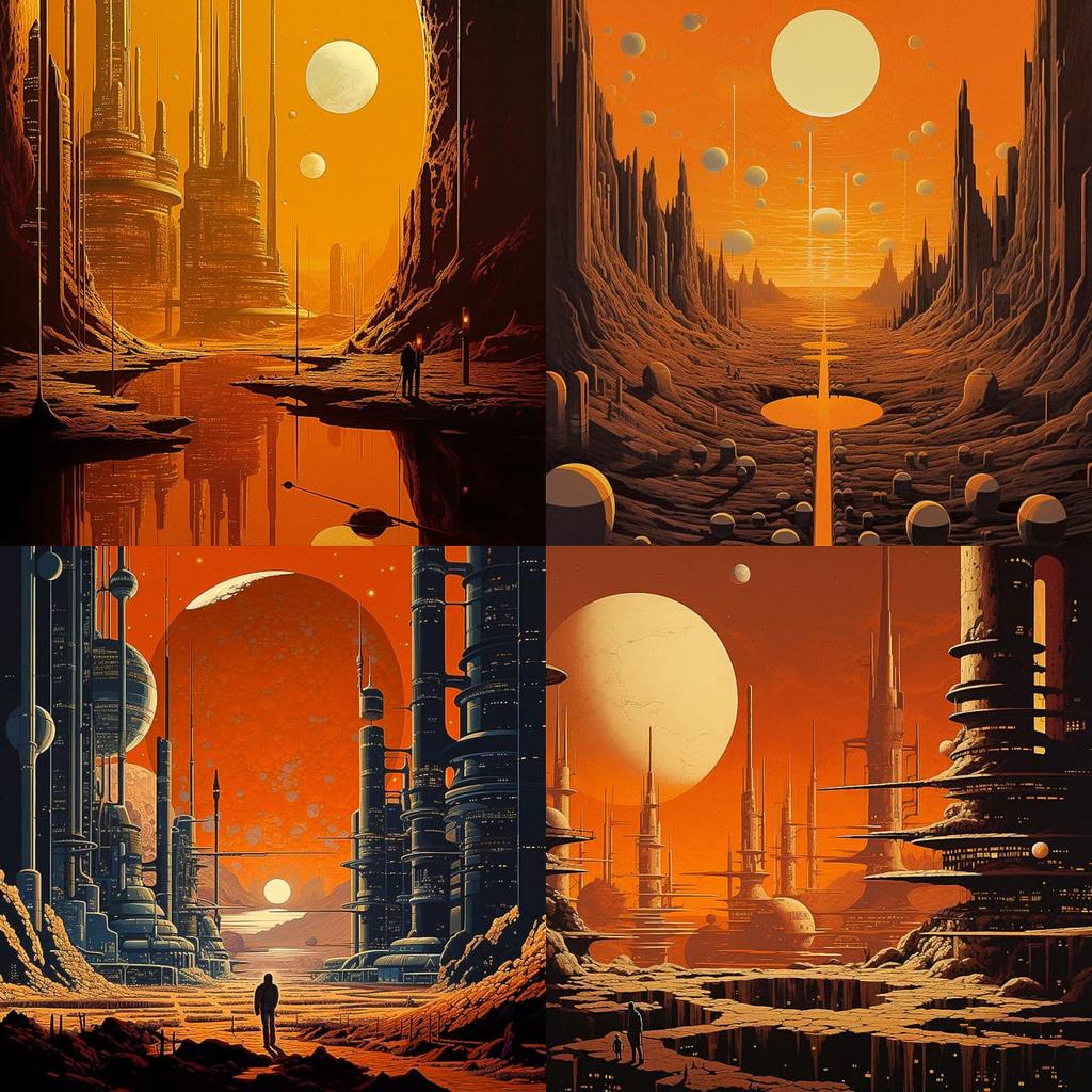 Dan McPharlin style, Midjourney V5.2, render 1 of 4