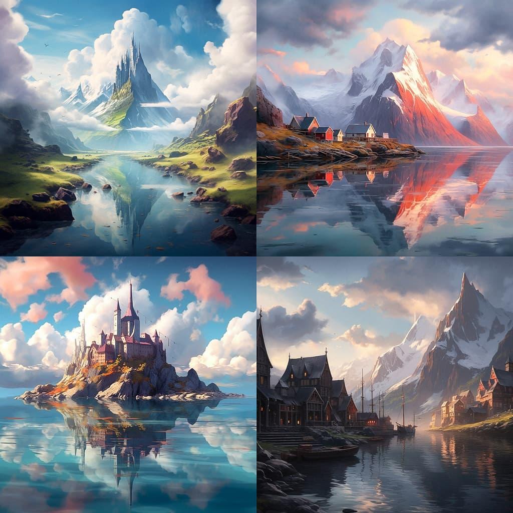 Daniel Kordan style, Midjourney V5.2, render 1 of 4