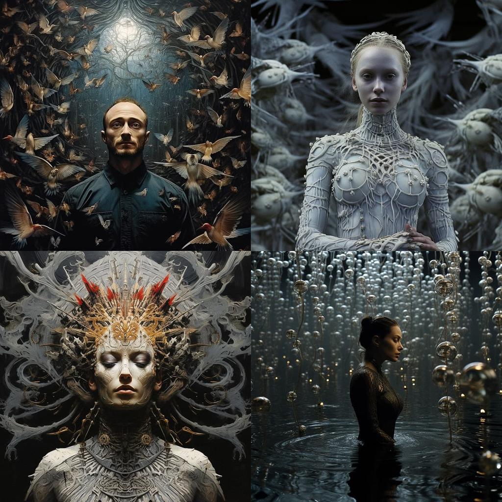 Darren Aronofsky style, Midjourney V5.2, render 1 of 4