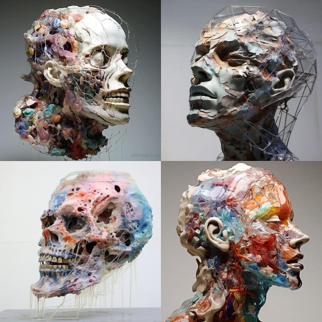 David Altmejd style, Midjourney V5.2, render 1 of 4