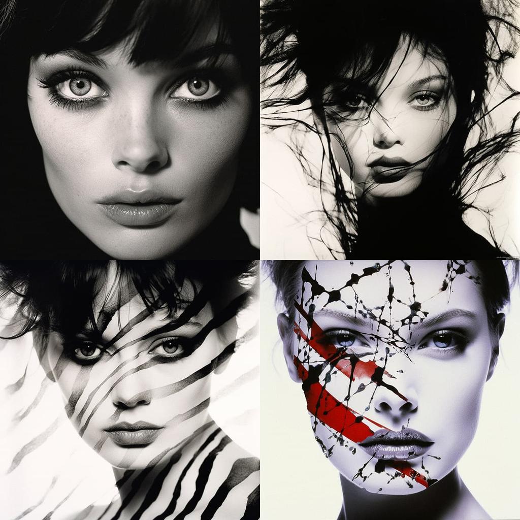 David Bailey style, Midjourney V5.2, render 1 of 4