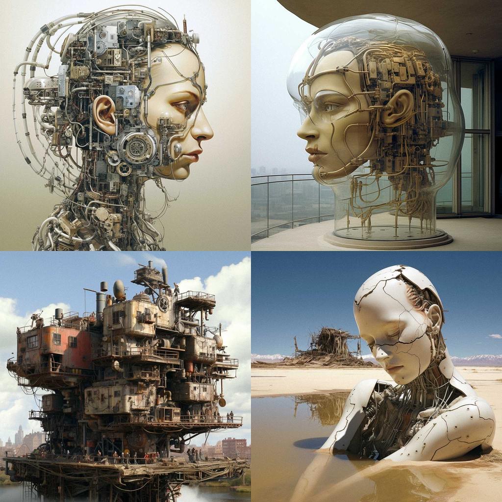 David Cerny style, Midjourney V5.2, render 1 of 4