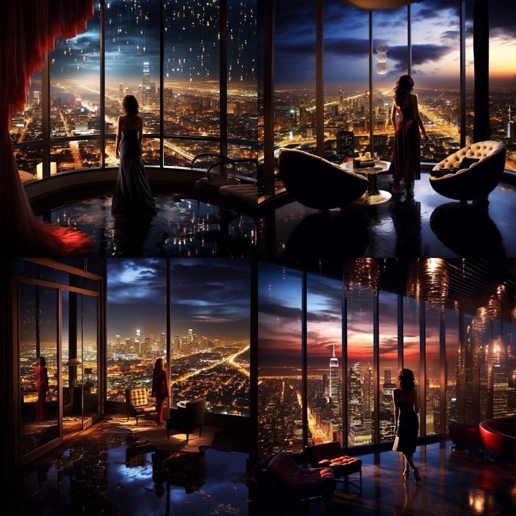 David Drebin style, Midjourney V5.2, render 1 of 4