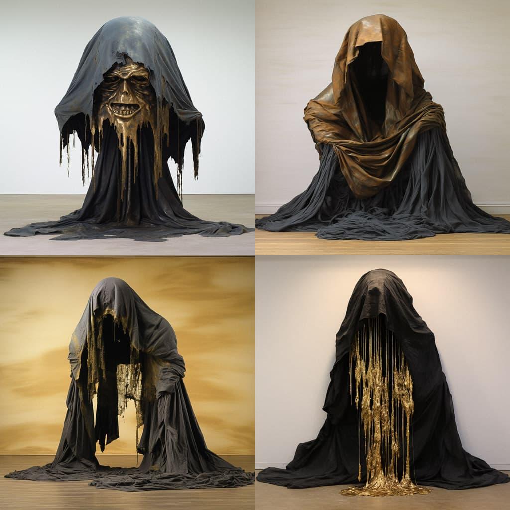 David Hammons style, Midjourney V5.2, render 1 of 4
