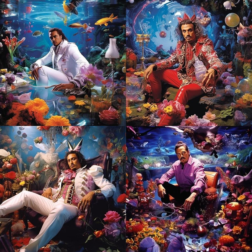 David LaChapelle style, Midjourney V5.2, render 1 of 4