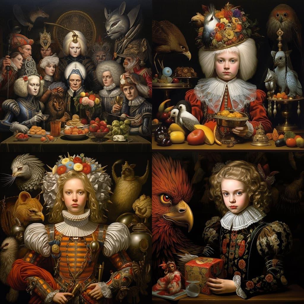 David Michael Bowers style, Midjourney V5.2, render 1 of 4