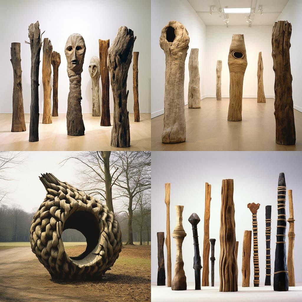 David Nash style, Midjourney V5.2, render 1 of 4