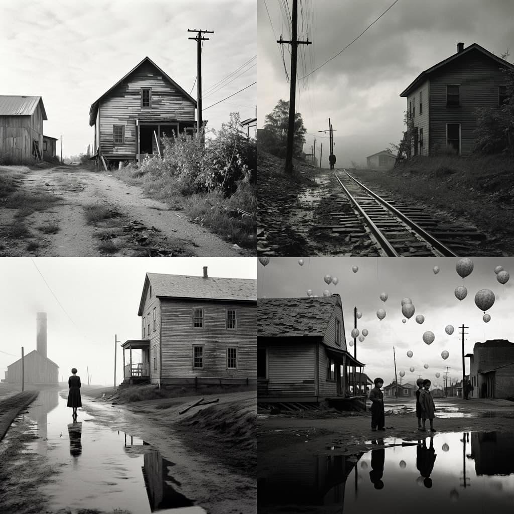 David Plowden style, Midjourney V5.2, render 1 of 4