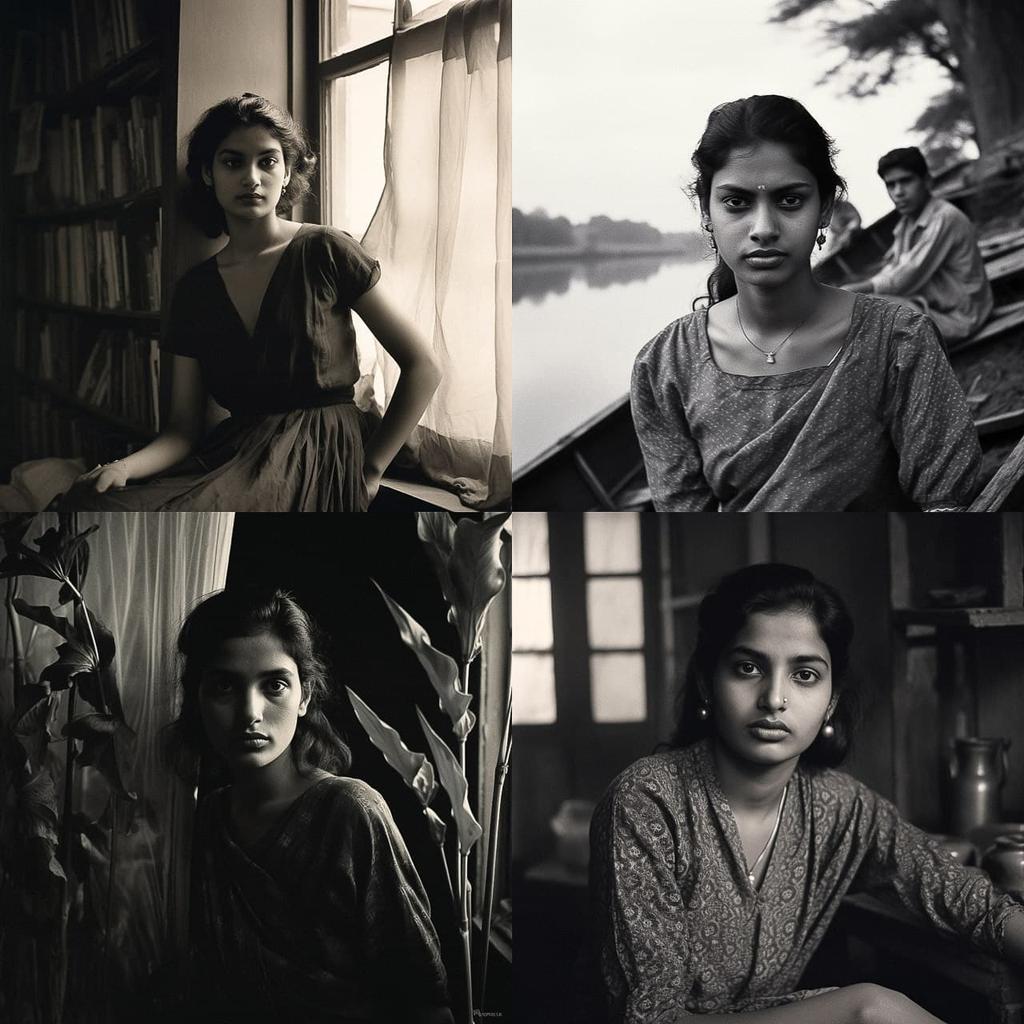 Dayanita Singh style, Midjourney V5.2, render 1 of 4