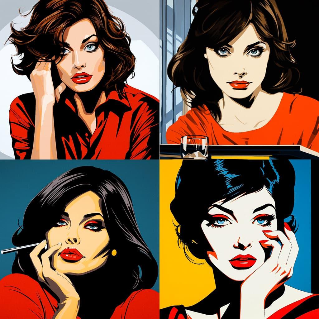 Deborah Azzopardi style, Midjourney V5.2, render 1 of 4