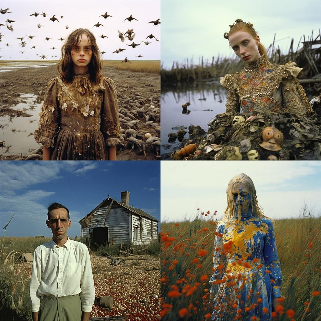 Derek Jarman style, Midjourney V5.2, render 1 of 4