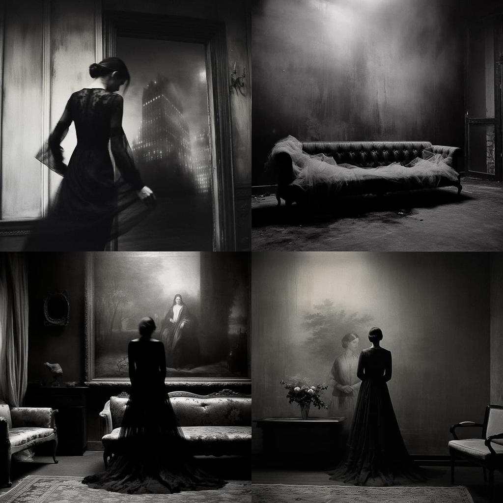 Dirk Braeckman style, Midjourney V5.2, render 1 of 4