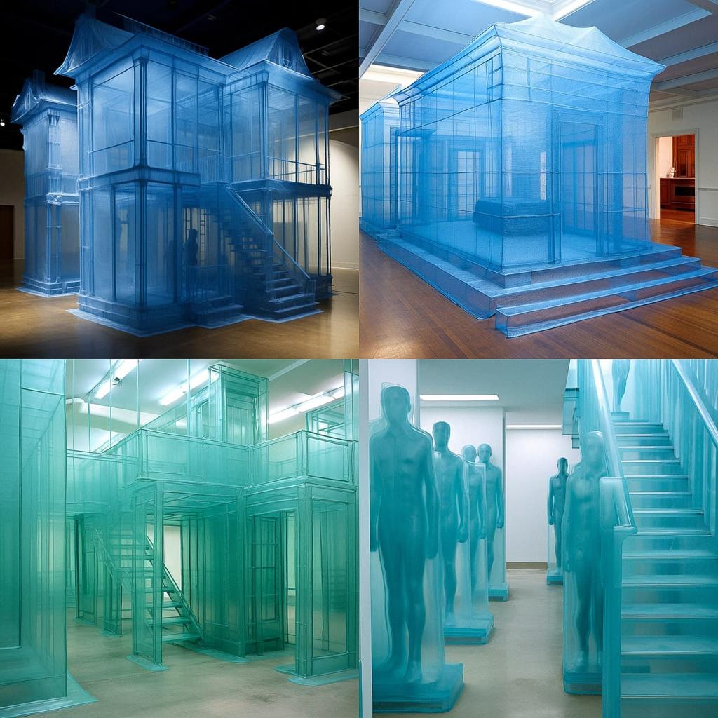 Do Ho Suh style, Midjourney V5.2, render 1 of 4