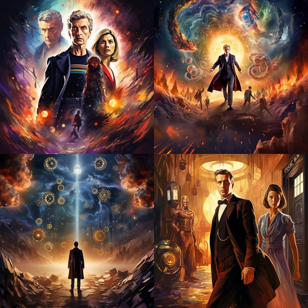Doctor Who style, Midjourney V5.2, render 1 of 4