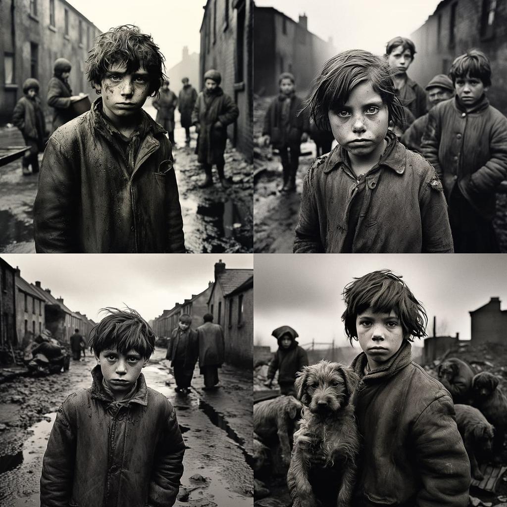 Don McCullin style, Midjourney V5.2, render 1 of 4