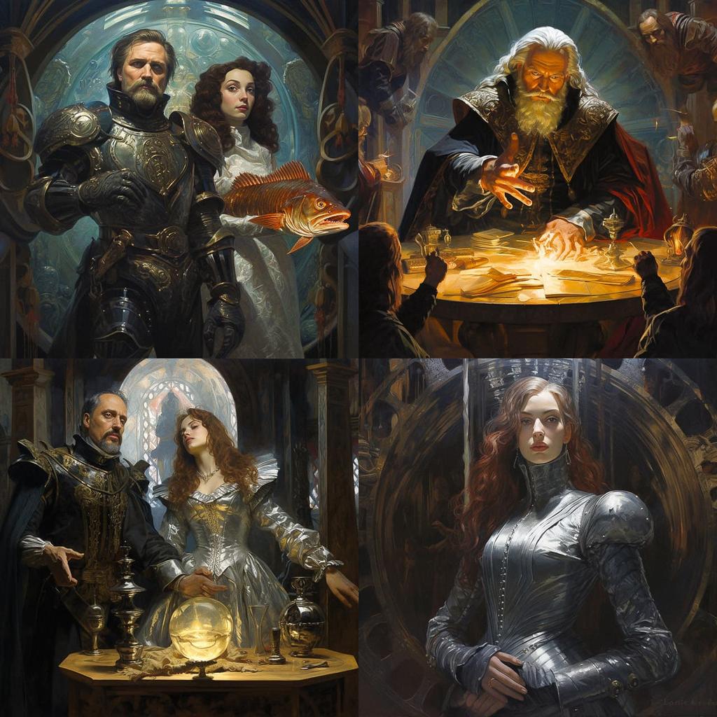 Donato Giancola style, Midjourney V5.2, render 1 of 4