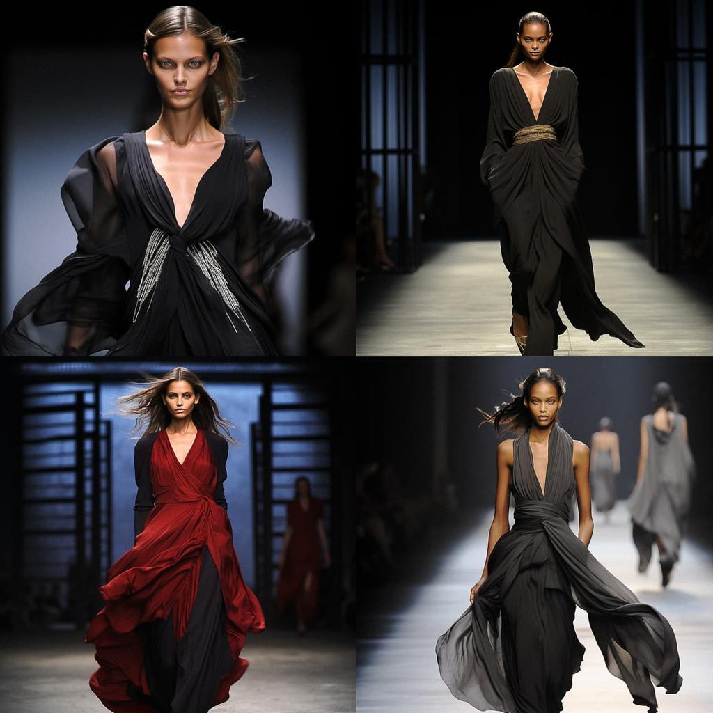Donna Karan style, Midjourney V5.2, render 1 of 4