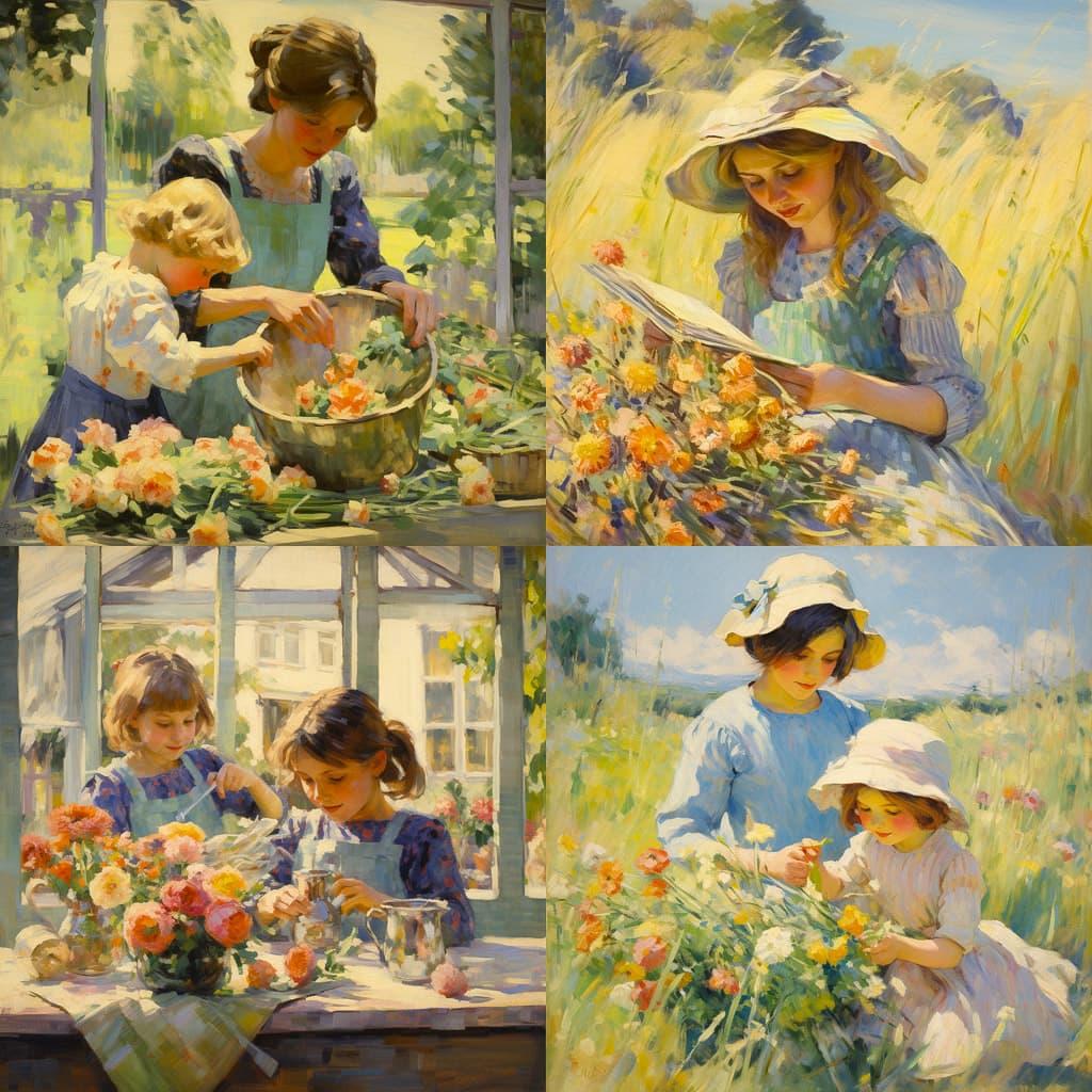 Dorothea Sharp style, Midjourney V5.2, render 1 of 4