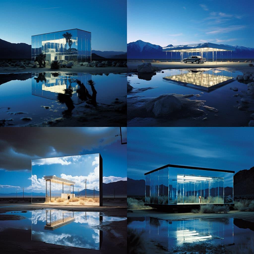 Doug Aitken style, Midjourney V5.2, render 1 of 4