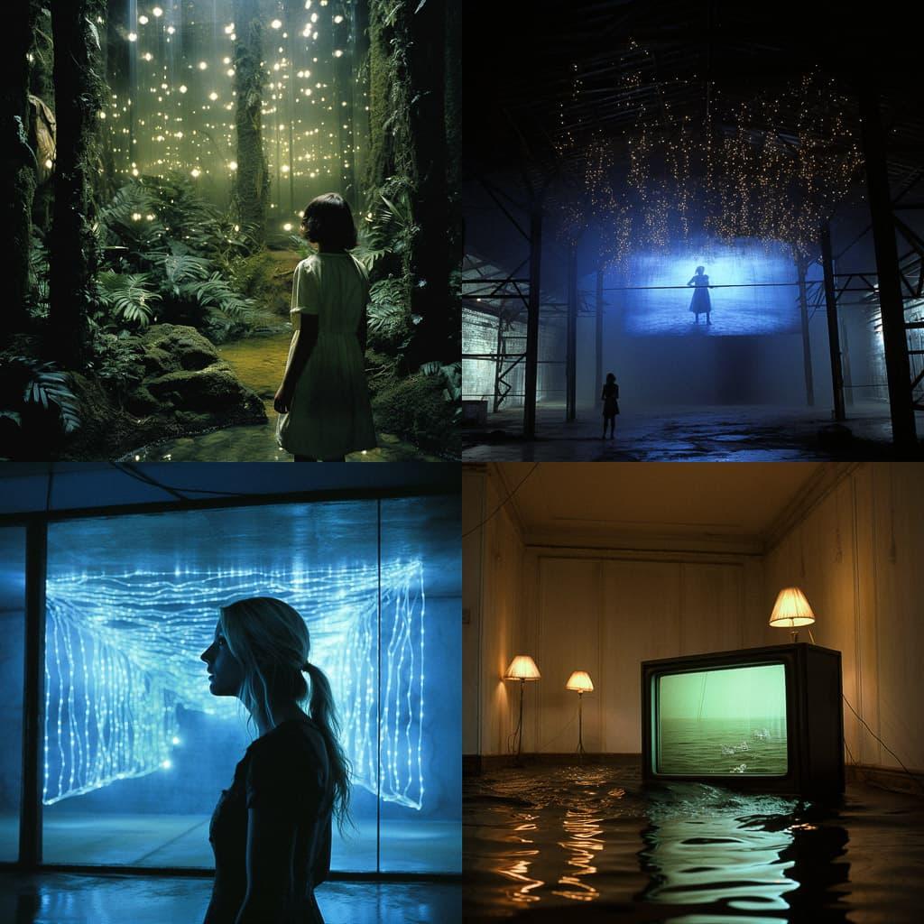 Douglas Gordon style, Midjourney V5.2, render 1 of 4