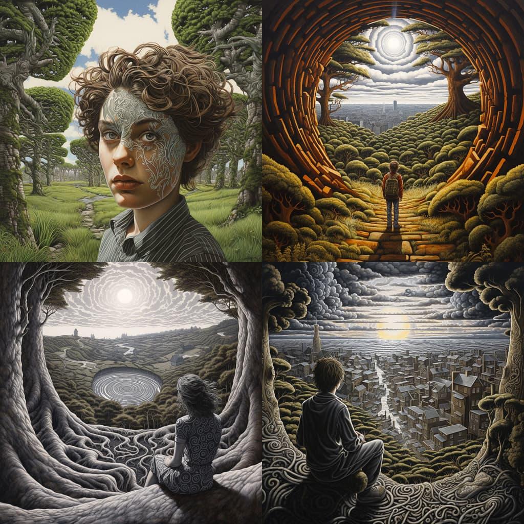 Douglas Smith style, Midjourney V5.2, render 1 of 4