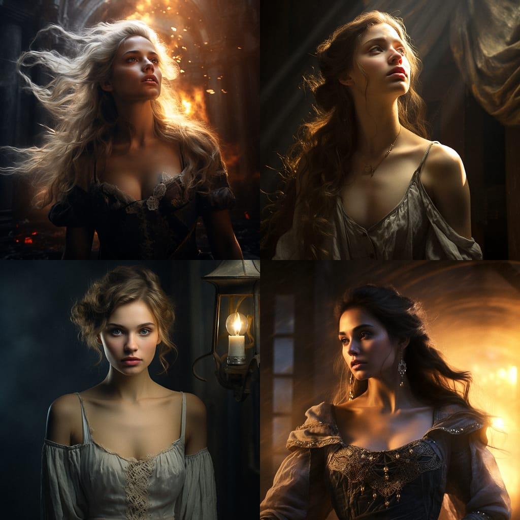 Dramatic lighting style, Midjourney V5.2, render 1 of 4