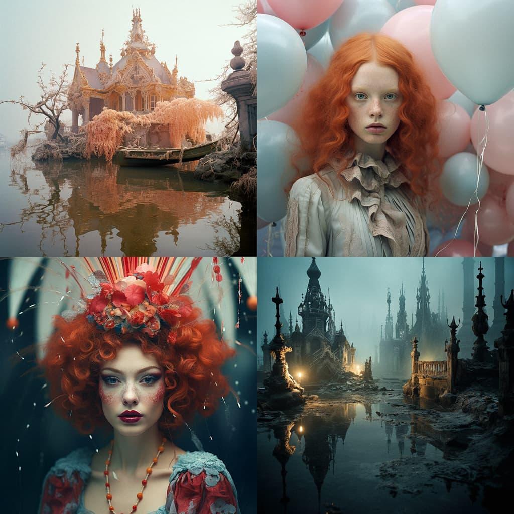 Dufaycolor photograph style, Midjourney V5.2, render 1 of 4