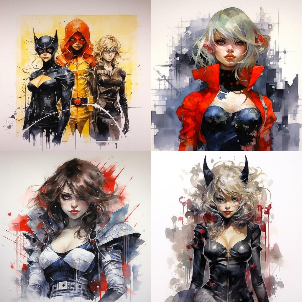 Dustin Nguyen style, Midjourney V5.2, render 1 of 4