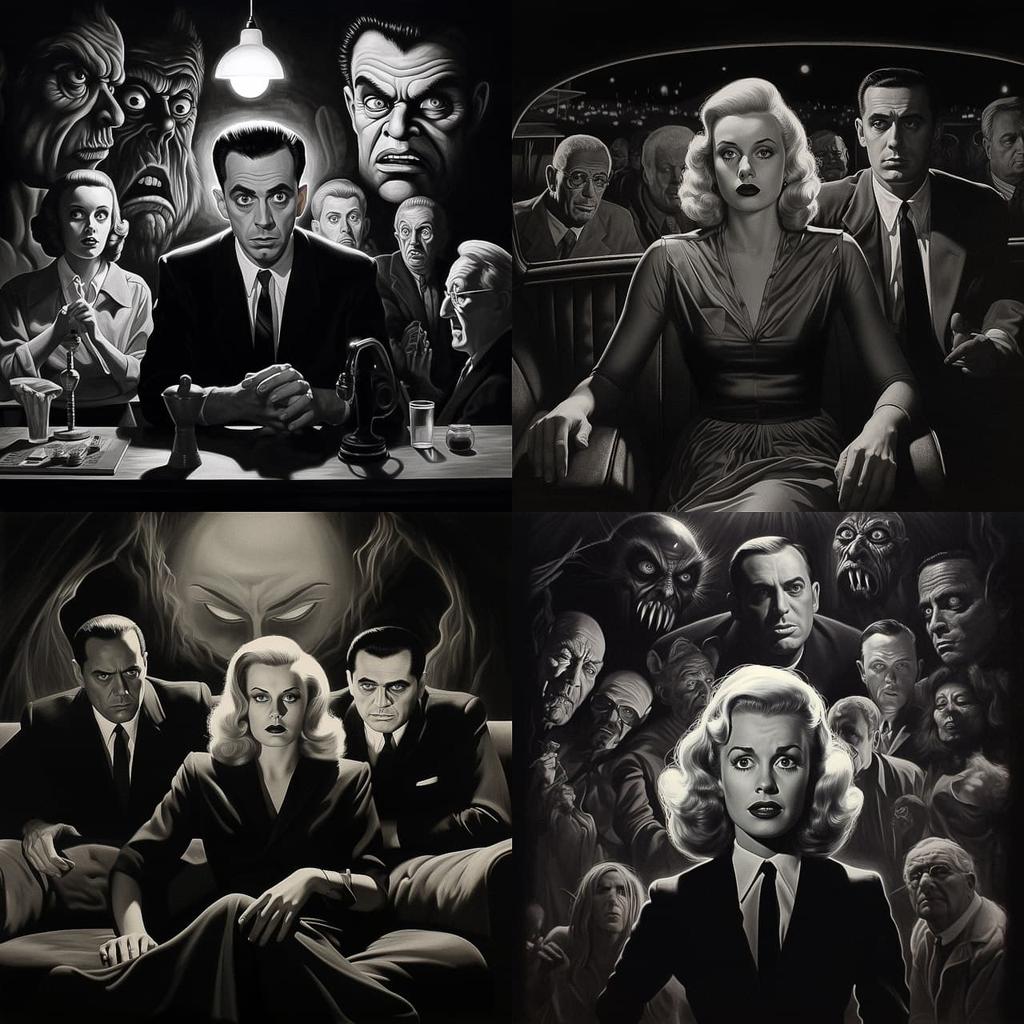 Ed Wood style, Midjourney V5.2, render 1 of 4
