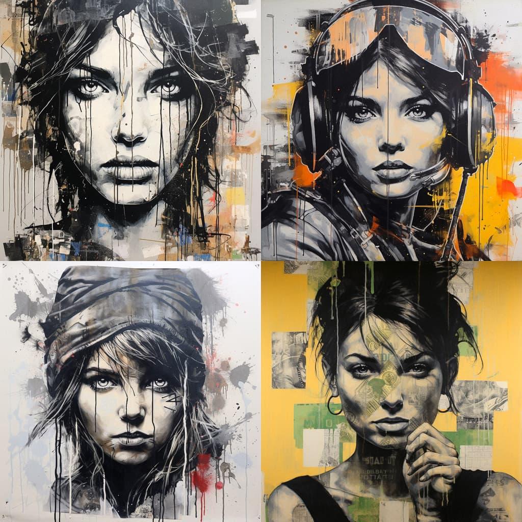 Eddie Colla style, Midjourney V5.2, render 1 of 4