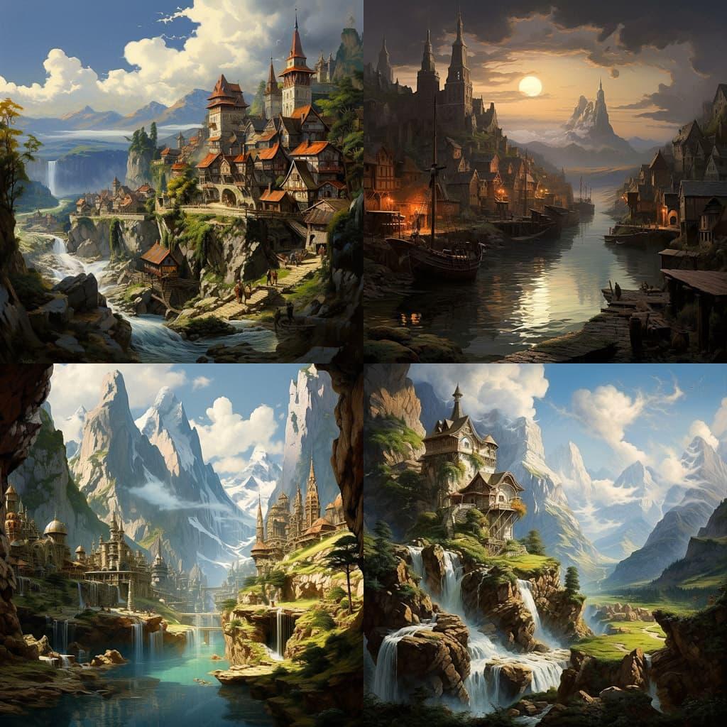 Eduard Gaertner style, Midjourney V5.2, render 1 of 4