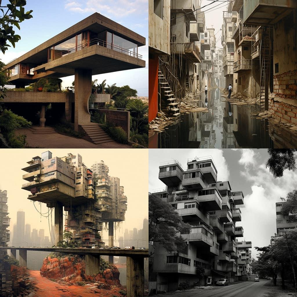 Eduardo Souto Moura style, Midjourney V5.2, render 1 of 4