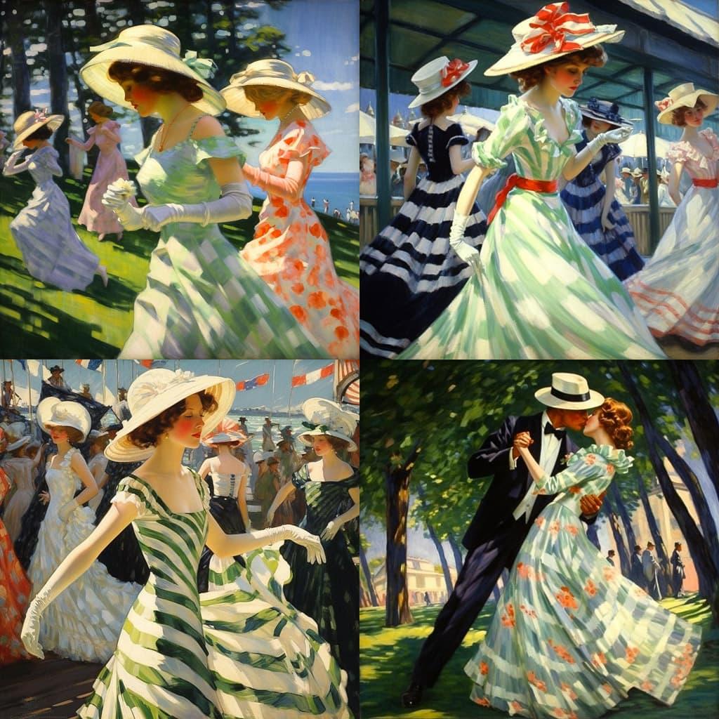 Edward Cucuel style, Midjourney V5.2, render 1 of 4