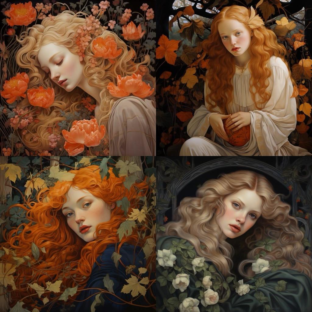 Elisabeth Sonrel style, Midjourney V5.2, render 1 of 4