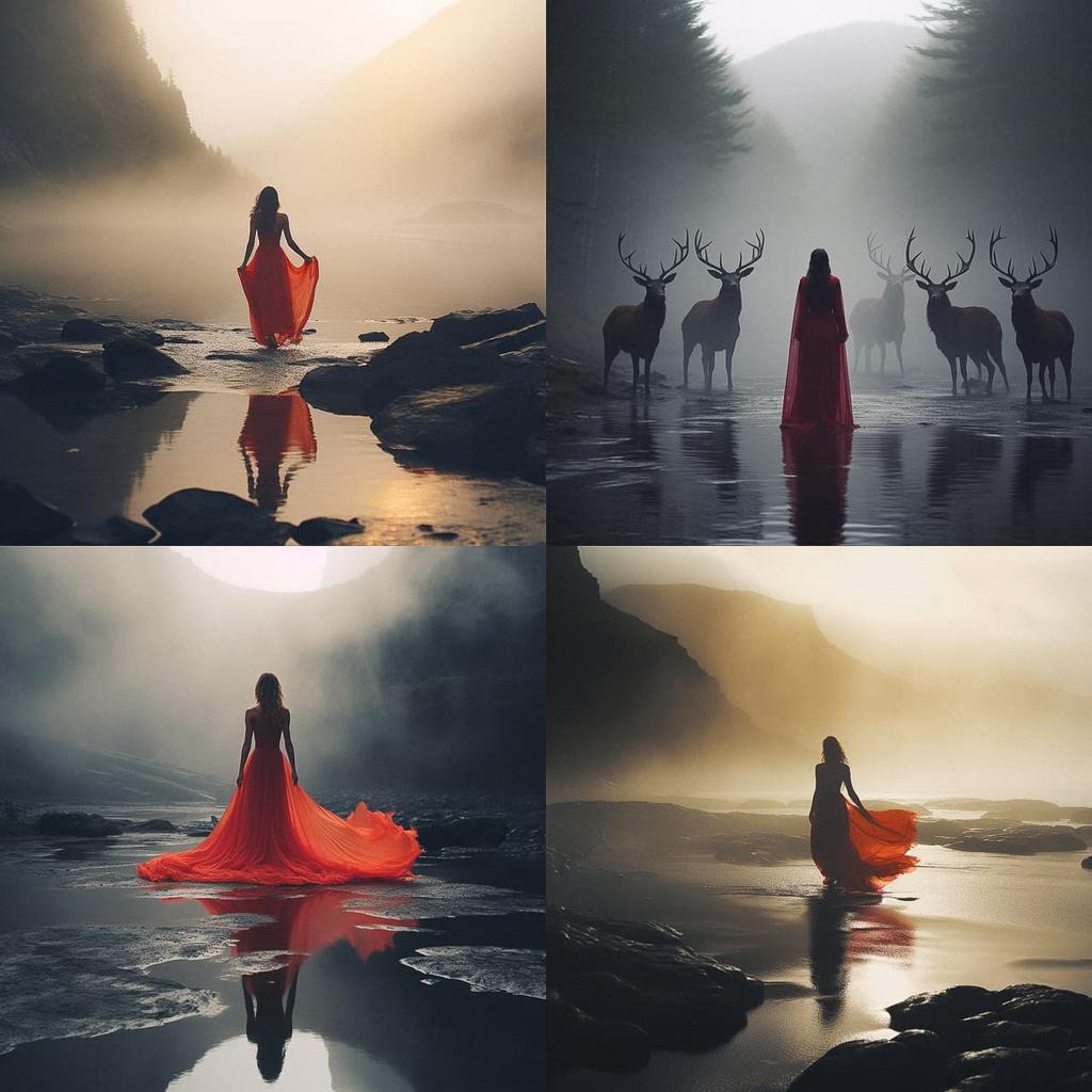 Elizabeth Gadd style, Midjourney V5.2, render 1 of 4