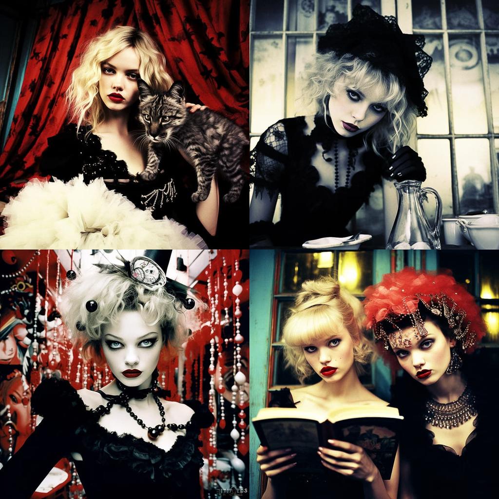 Ellen von Unwerth style, Midjourney V5.2, render 1 of 4