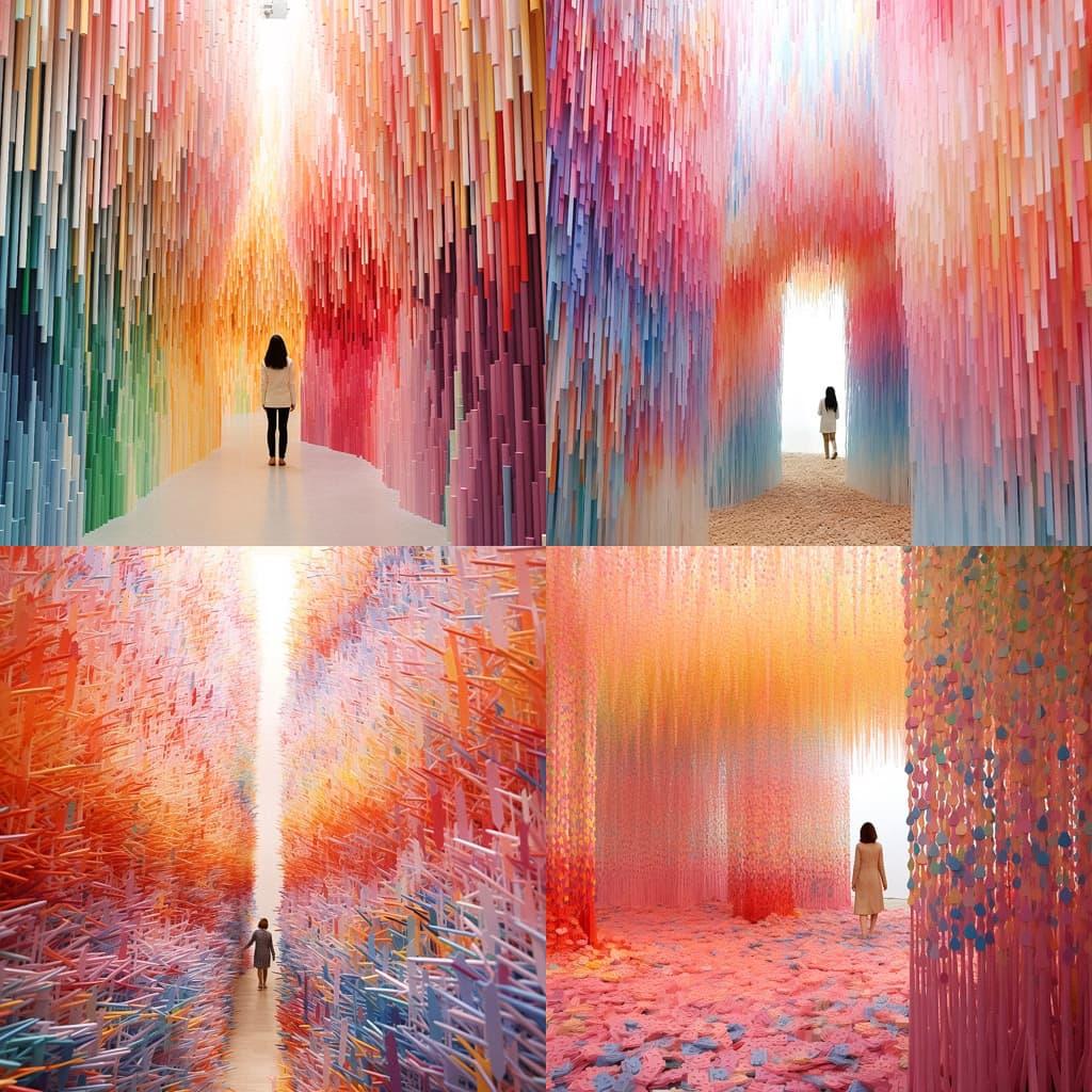 Emmanuelle Moureaux style, Midjourney V5.2, render 1 of 4