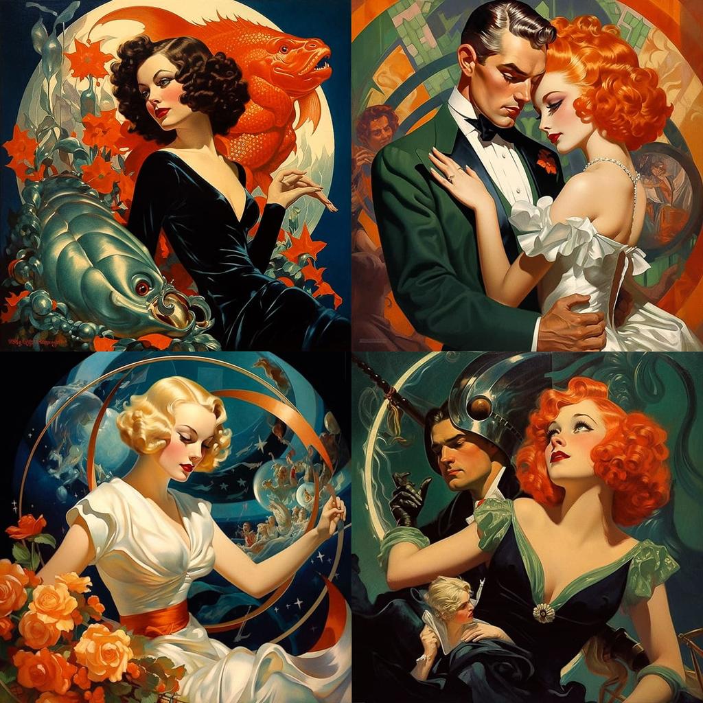 Enoch Bolles style, Midjourney V5.2, render 1 of 4