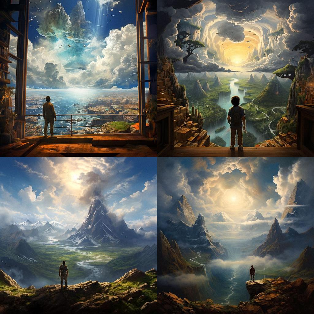 Epic view style, Midjourney V5.2, render 1 of 4