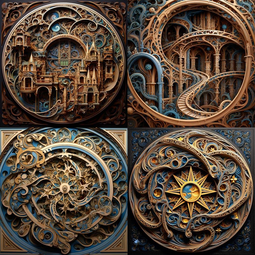 Eric Standley style, Midjourney V5.2, render 1 of 4