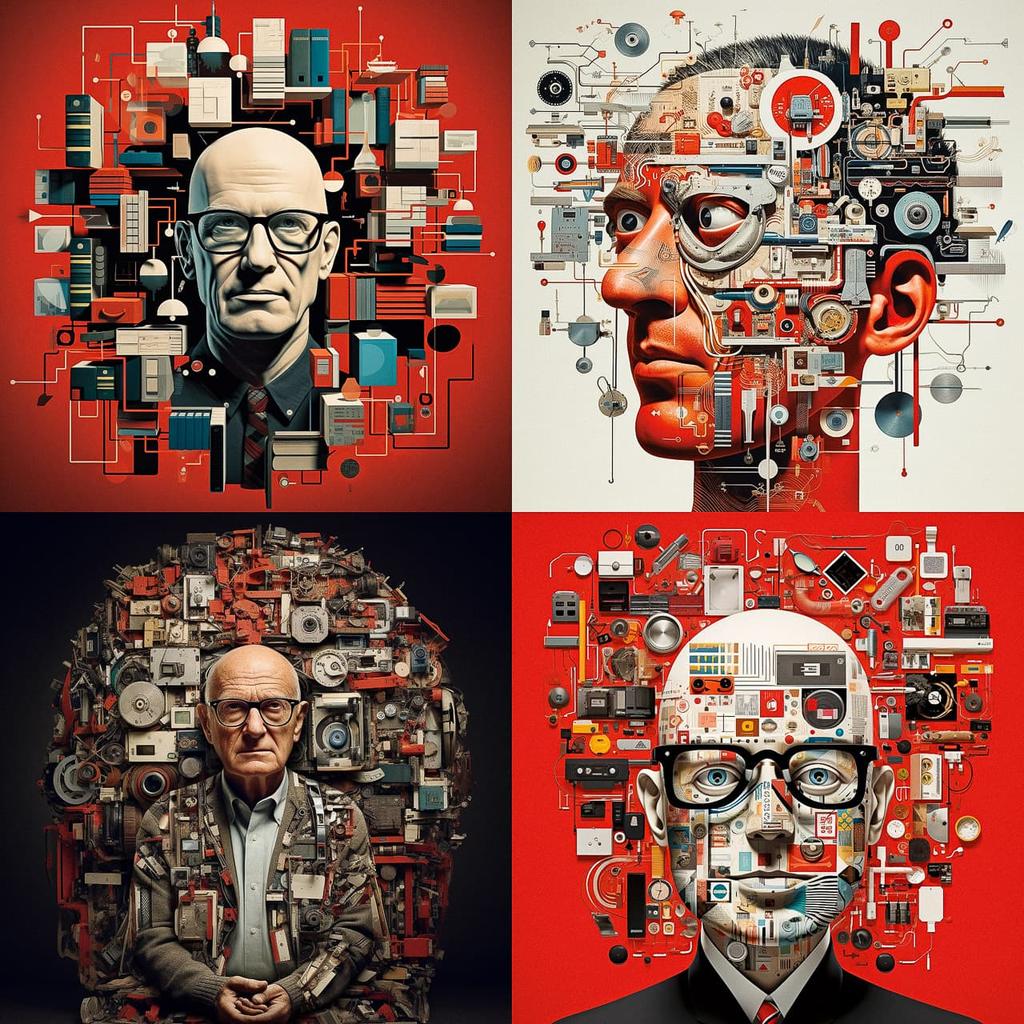 Erik Spiekermann style, Midjourney V5.2, render 1 of 4