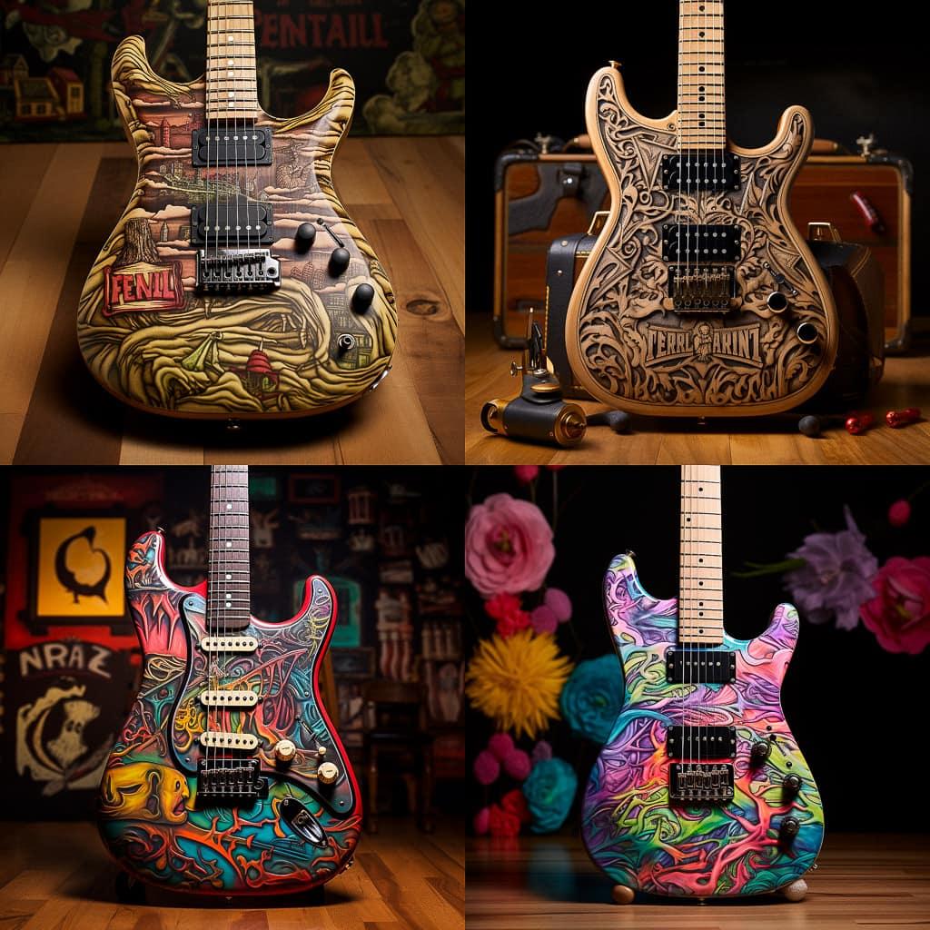 Ernie Ball style, Midjourney V5.2, render 1 of 4